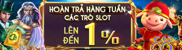 HOÀN TRẢ NGAY CÁC TRÒ SLOT LÊN ĐẾN 1%! Tại W88!