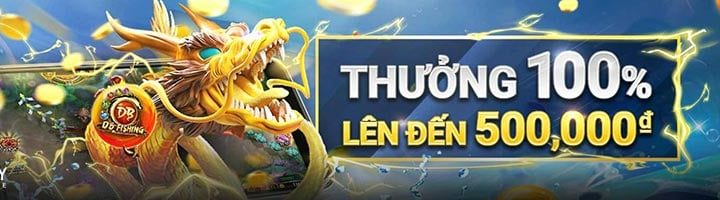 THƯỞNG 100% LÊN ĐẾN 500,000 VND TẠI BẮN CÁ ĂN XU W88